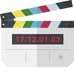 Movie Clapperboard Part 2 SVG Icon